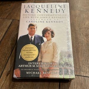 JACQUELINE KENNEDY Conversations 8 CD and Book Bundle NEW